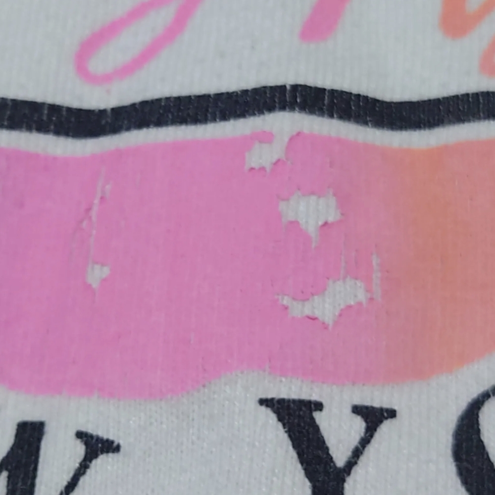 Vintage Jerzees Sweatshirt '88 Graphic New York Sweatshirt White Men's Medium M - Picture 6 of 10